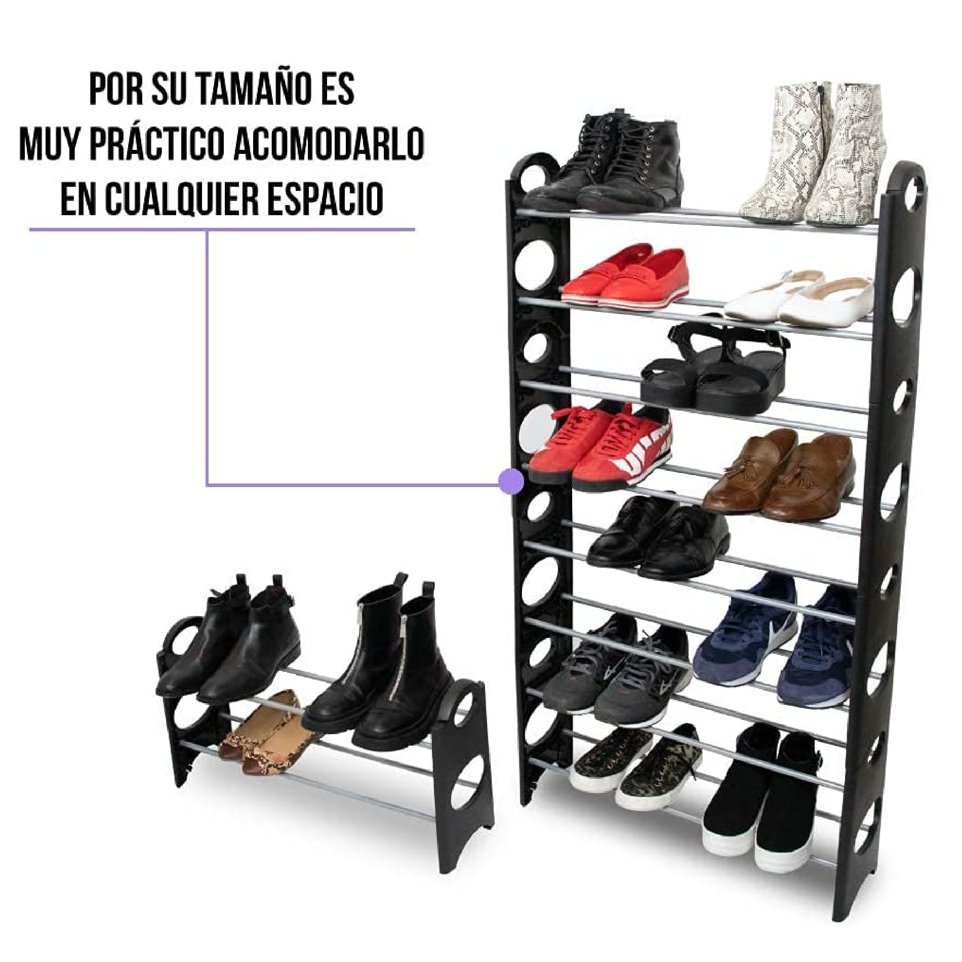 Miniatura 5 de Zapatero 10 Niveles Robusto Ajustable